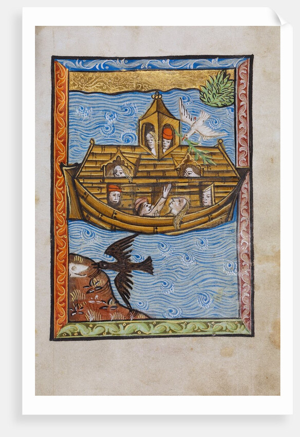 Manuscript illumination of Noah's Ark by Anonymous