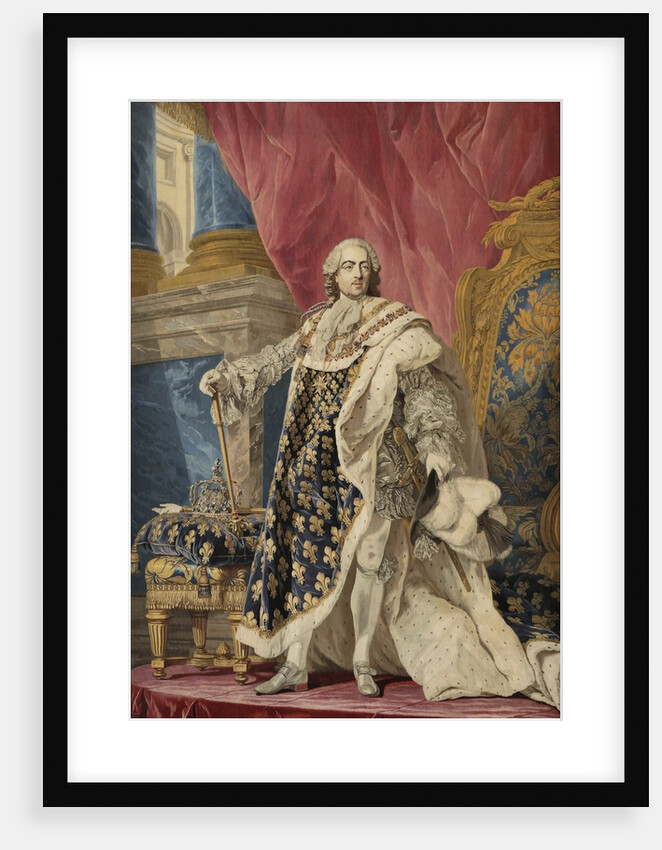 Tapestry of King Louis XV by Pierre François Cozette
