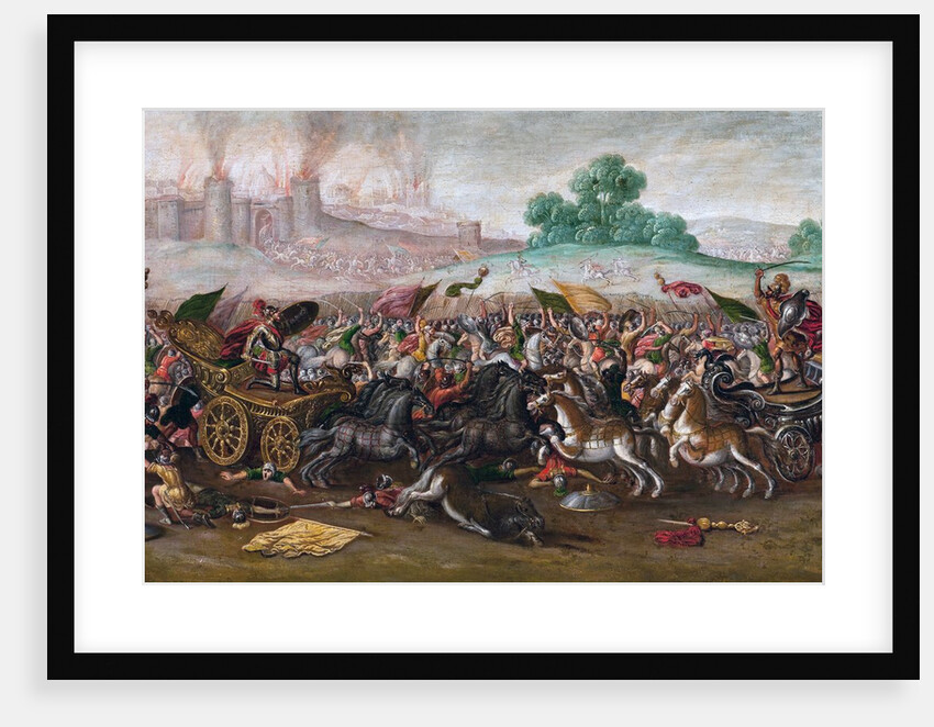 The Burning of Jerusalem by Nebuchadnezzar's Army by Juan de la Corte