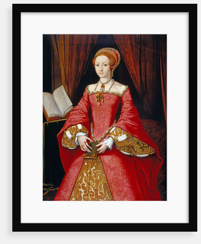 Elizabeth I as a Princess attributed to William Scrots by Anonymous