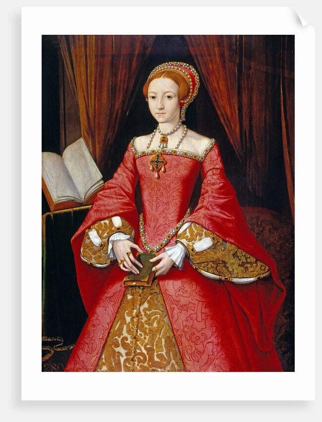 Elizabeth I as a Princess attributed to William Scrots by Anonymous