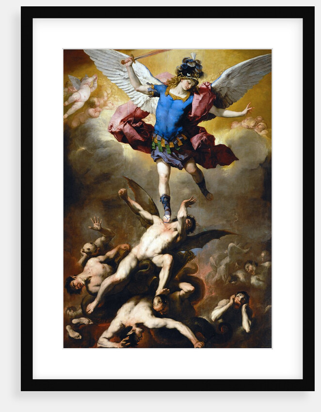 The Fall of the Rebel Angels by Luca Giordano