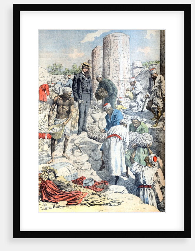 Albert Gayet Archaeological Dig Antinopolis Egypt (Jan 1904) by Anonymous