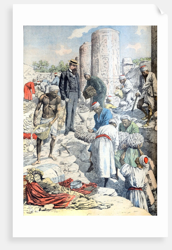 Albert Gayet Archaeological Dig Antinopolis Egypt (Jan 1904) by Anonymous