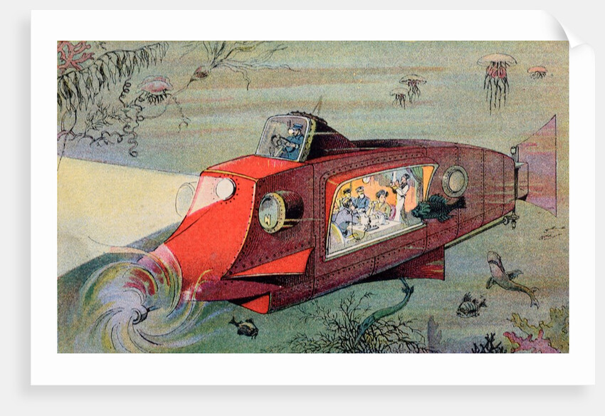 Futurist Personal Submarine as Portrayed in 1912 by Anonymous