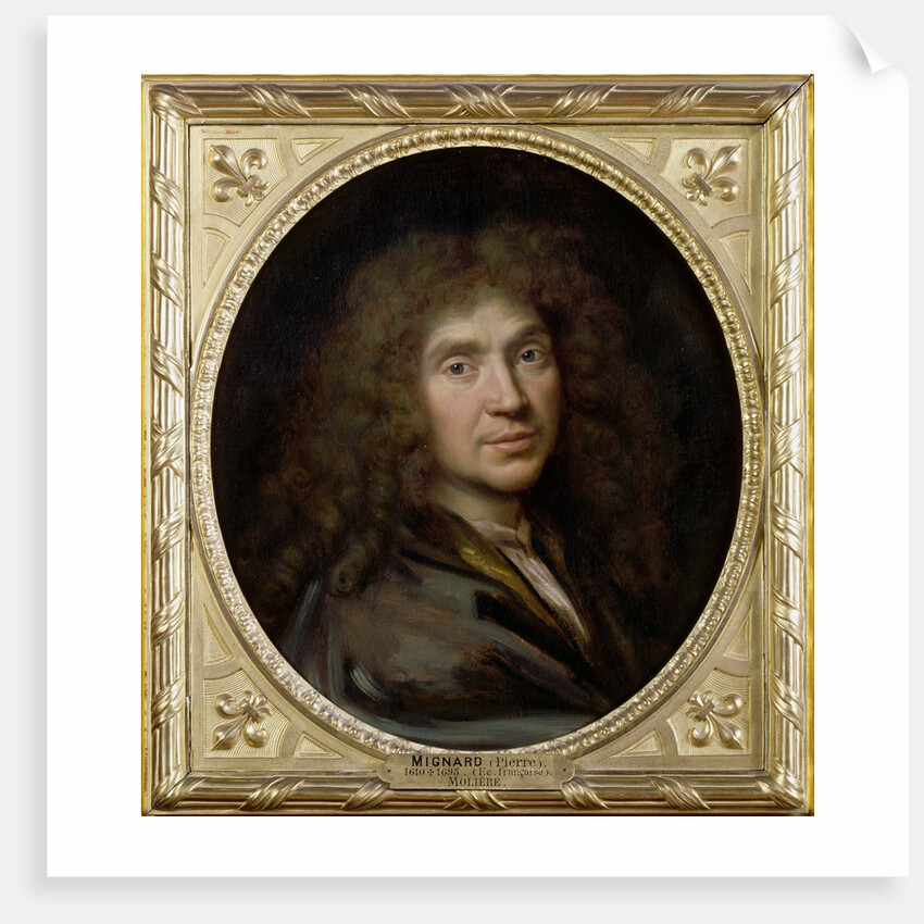 Portrait of Molière by Pierre Mignard