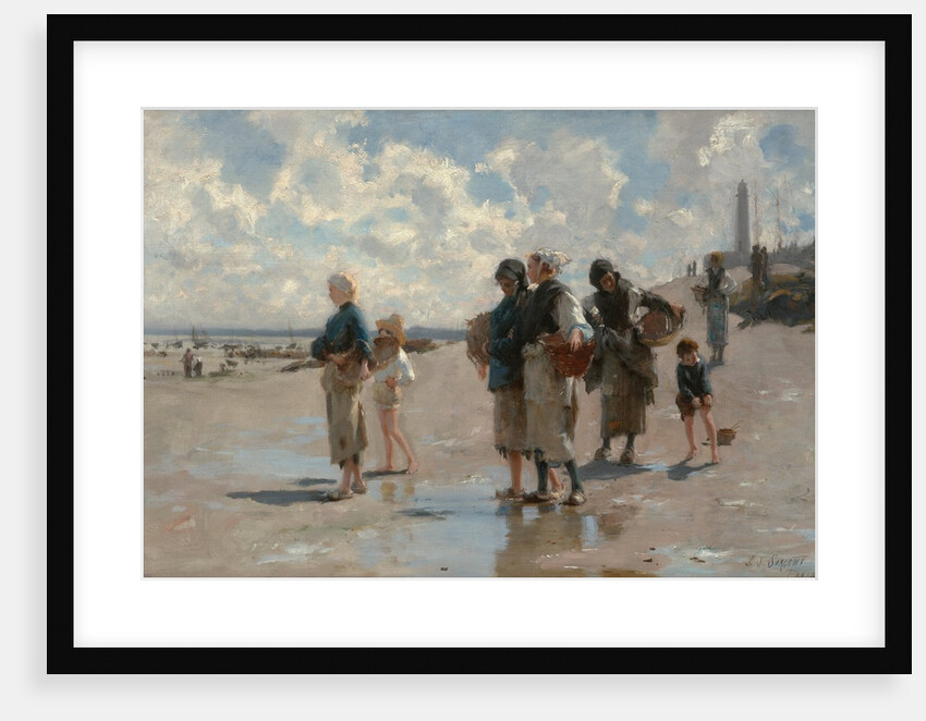 Fishing for Oysters at Cancale by John Singer Sargent