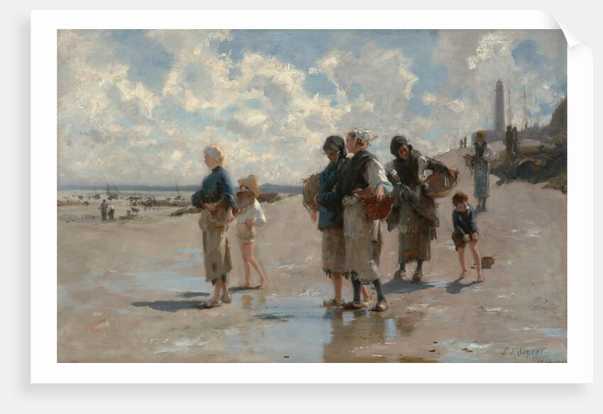 Fishing for Oysters at Cancale by John Singer Sargent