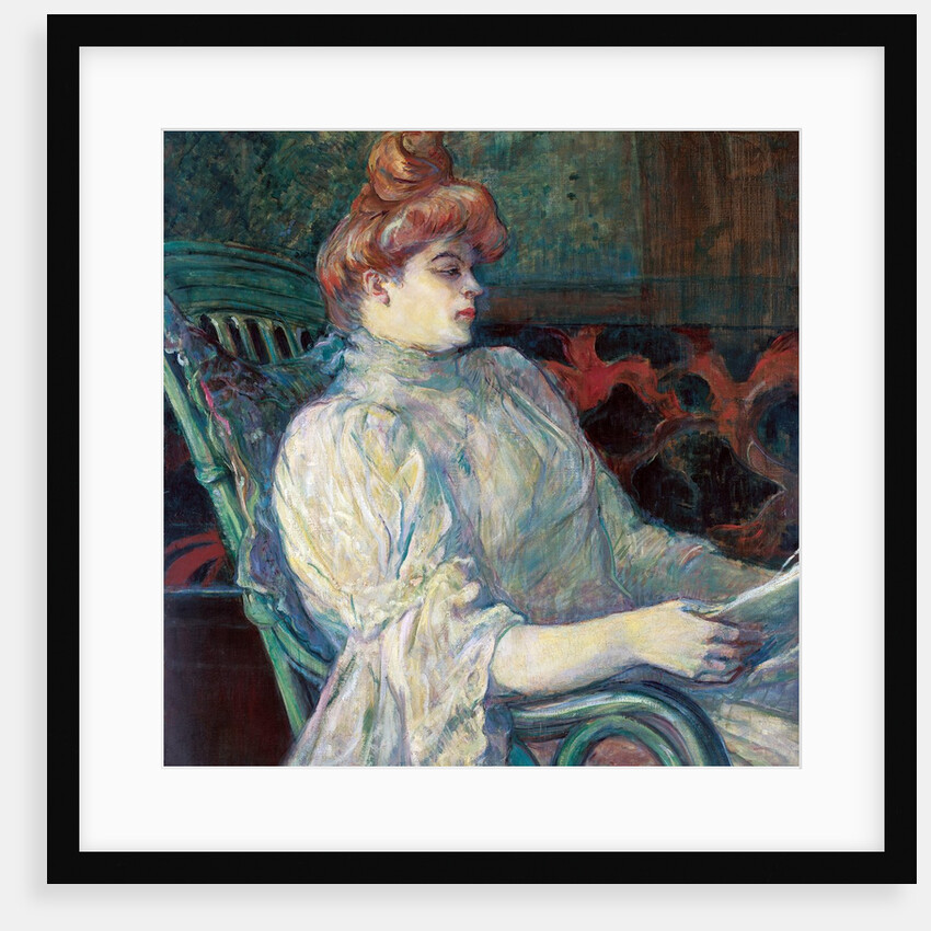 Madame Marthe X â€“ Bordeaux by Henri de Toulouse-Lautrec