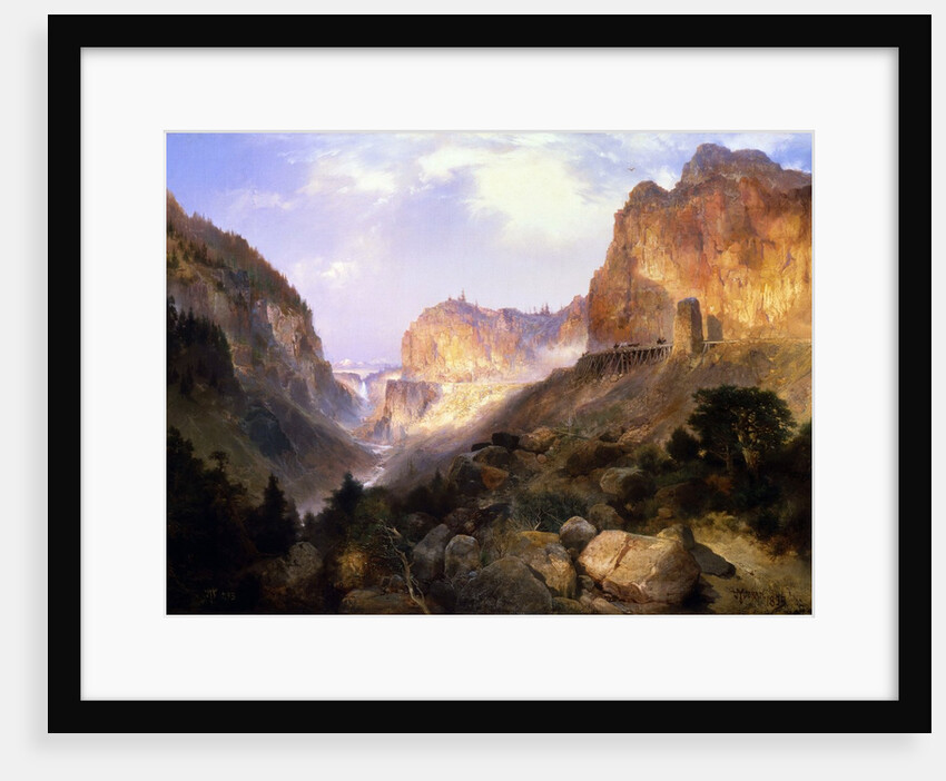 Golden Gate, Yellowstone National Park by Thomas Moran