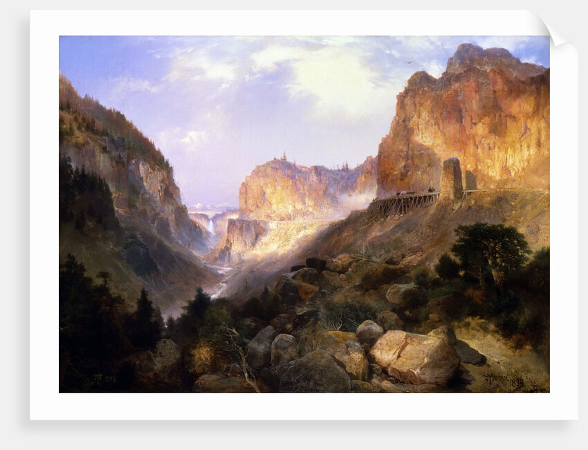 Golden Gate, Yellowstone National Park by Thomas Moran