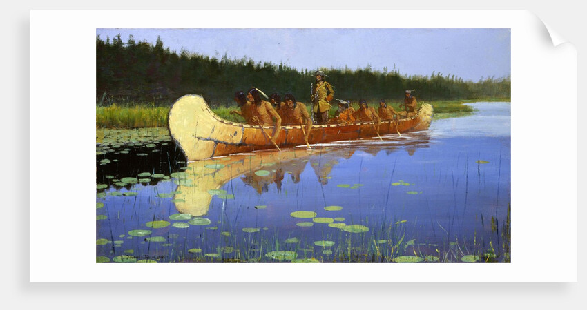 Radisson and Groseilliers by Frederic Remington