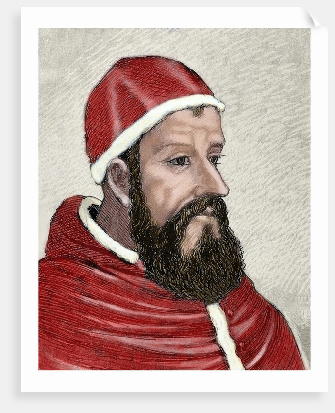 Clement VII (1478-1534), born Giulio di Giuliano de Medici. Cardinal from 1513 to 1523 and Pope f by Anonymous