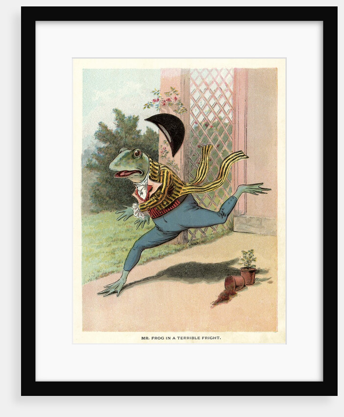 A Frog He Would A Wooing Go, Children's Book Illustration by Anonymous