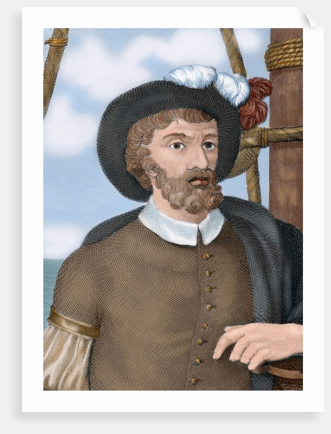 Juan Sebastian Elcano (1476-1526). Spanish explorer by Anonymous
