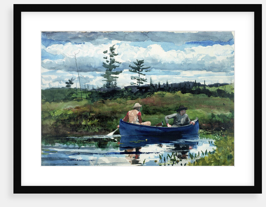 The Blue Boat by Winslow Homer