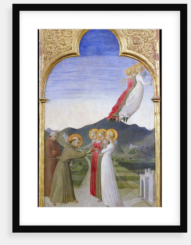 The Mystic Marriage of St. Francis of Assisi by Sassetta