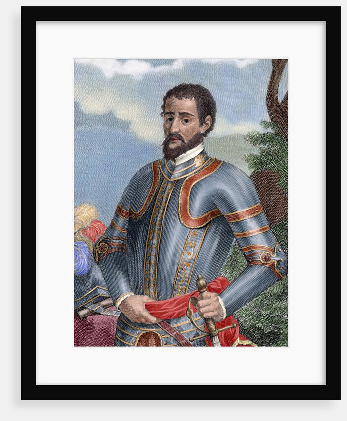 Hernando de Soto (c.1496/1497-1542). Spanish explorer and conquistador by Anonymous