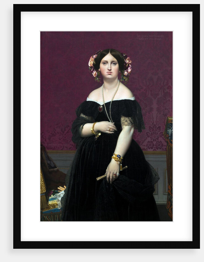 Madame Moitessier by Jean Auguste Dominique Ingres