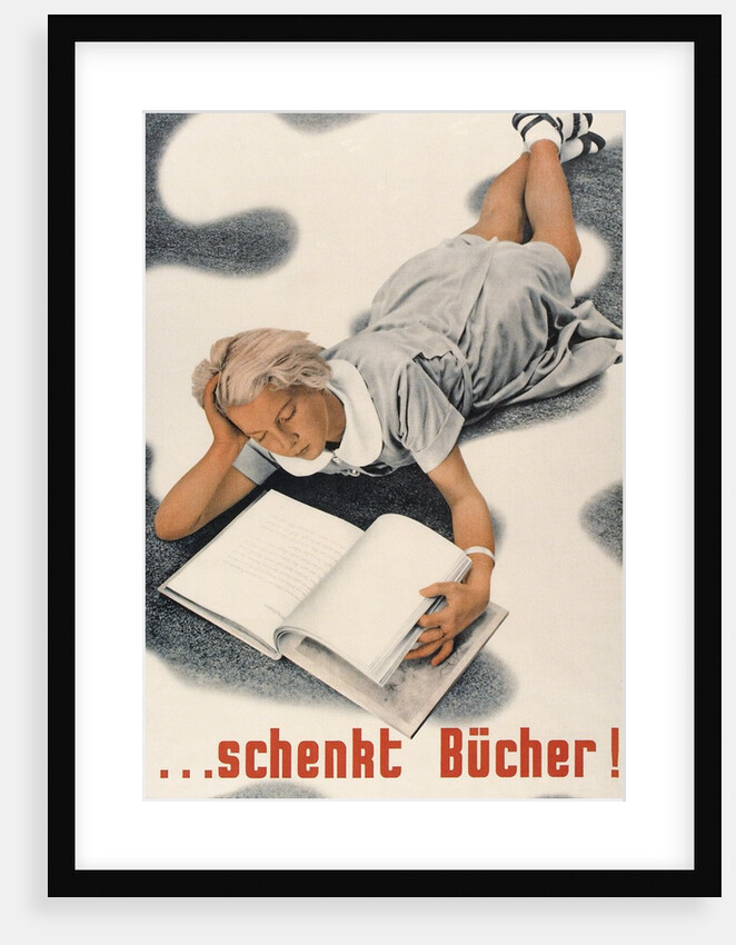 Give Books, German Poster by Anonymous