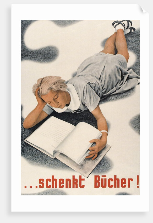 Give Books, German Poster by Anonymous