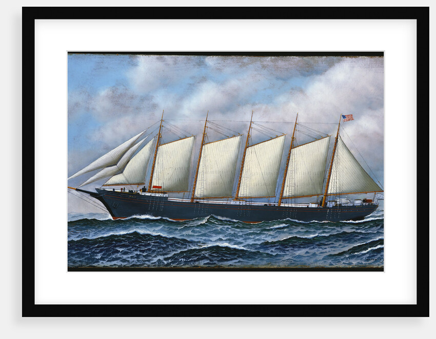 The Schooner Diria by Antonio Jacobsen