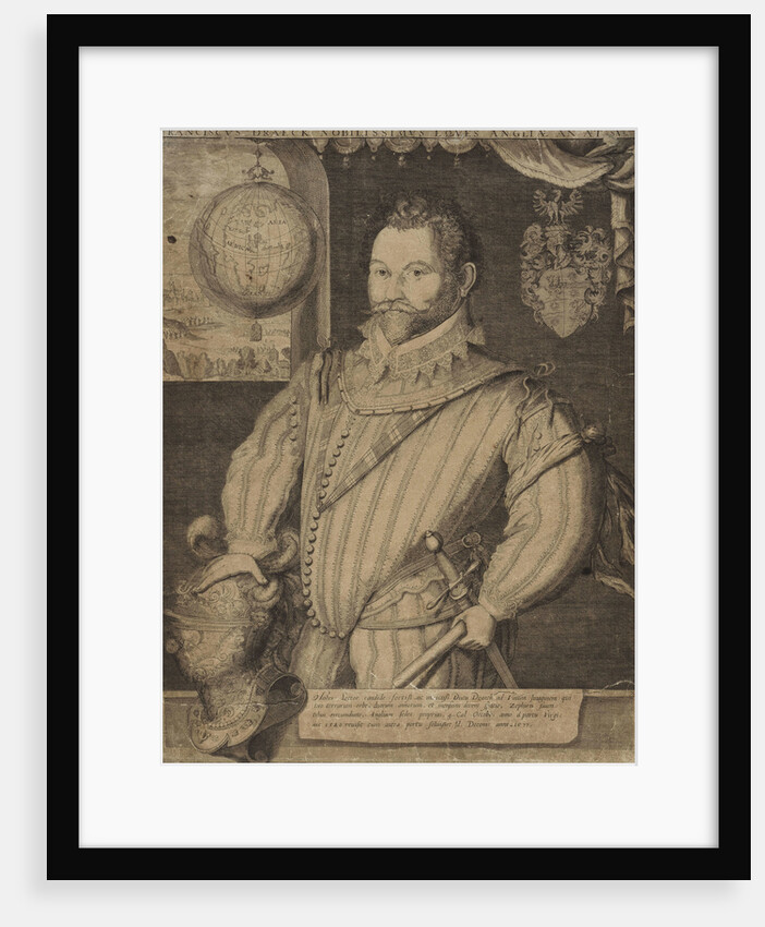 Portrait of Sir Francis Drake by Jodocus Hondius
