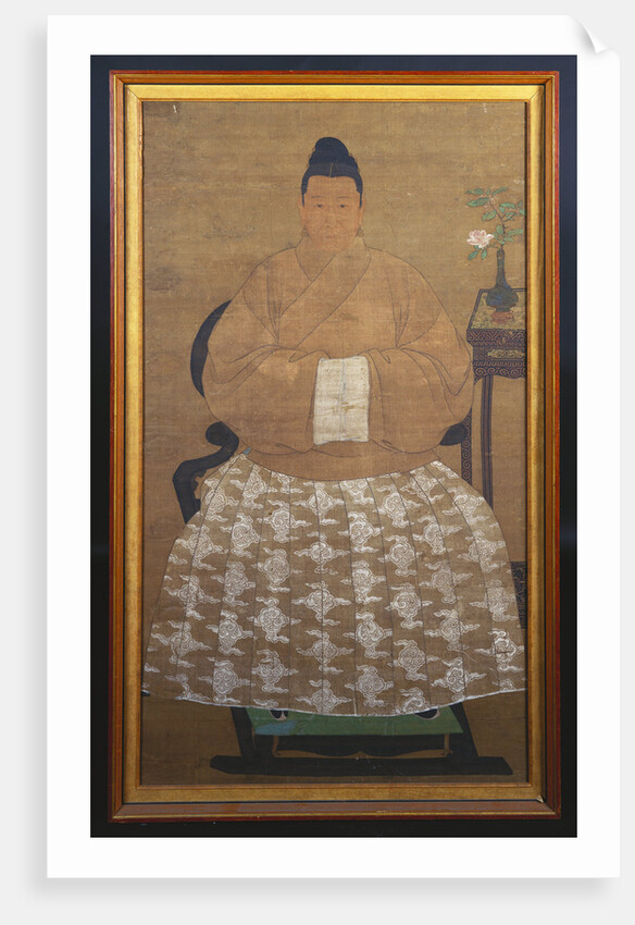 A Seated Lady Wearing Robes by Anonymous