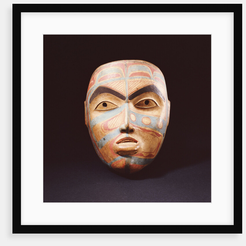 A Haida portrait mask by Anonymous