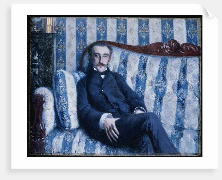 Portrait de Monsieur R by Gustave Caillebotte