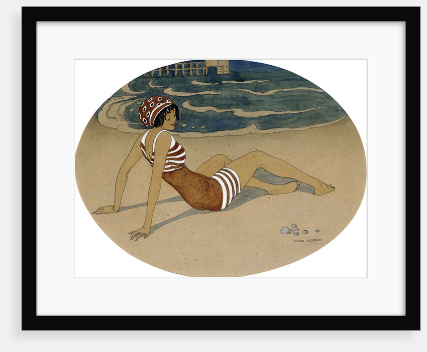 The New Bathing Suit by Gerda Wegener