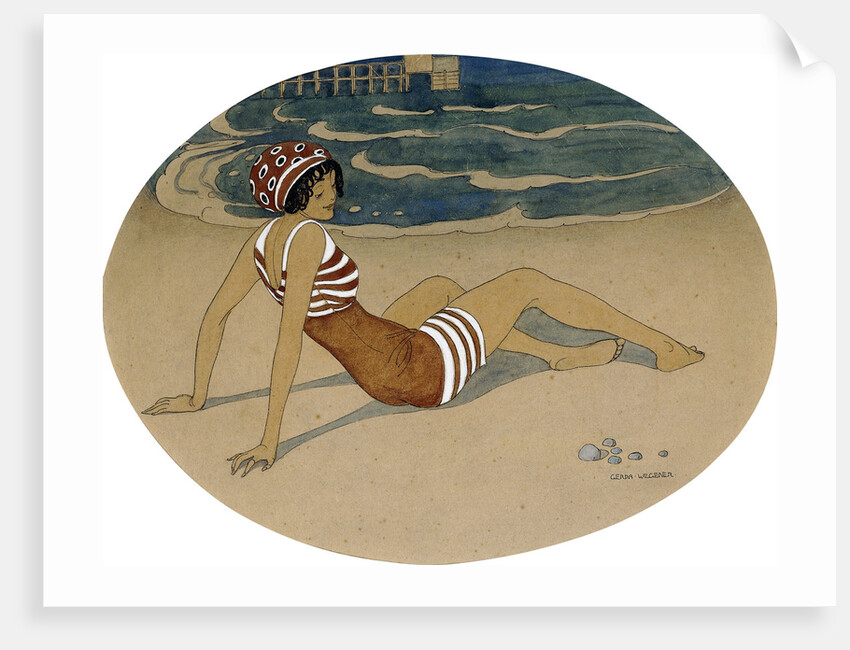 The New Bathing Suit by Gerda Wegener