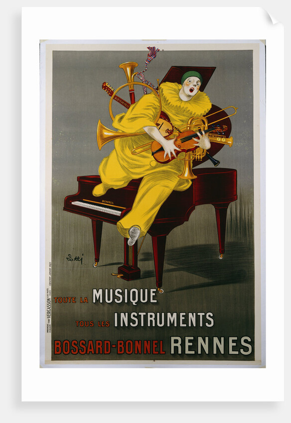 Toute la Musique, Tous les Instruments poster by Betto Lotti