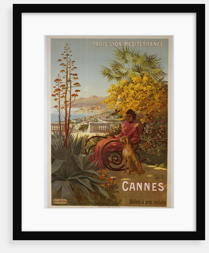 Cannes poster by Frederic Hugo d'Alesi