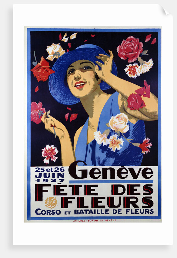 Geneve, Fete des Fleurs poster by Anonymous