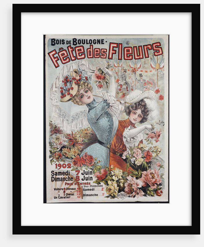 Fete des Fleurs poster by Louis Galice