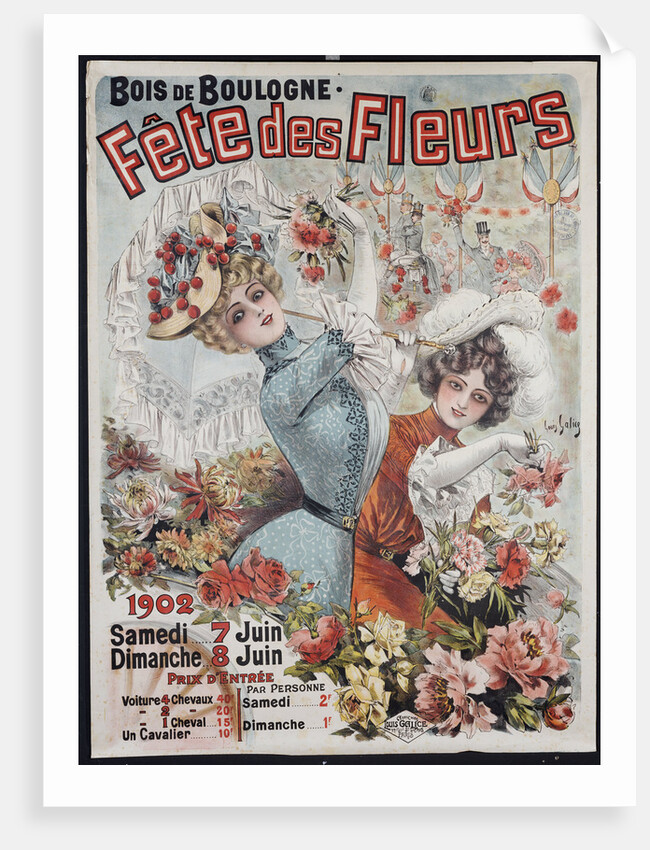 Fete des Fleurs poster by Louis Galice