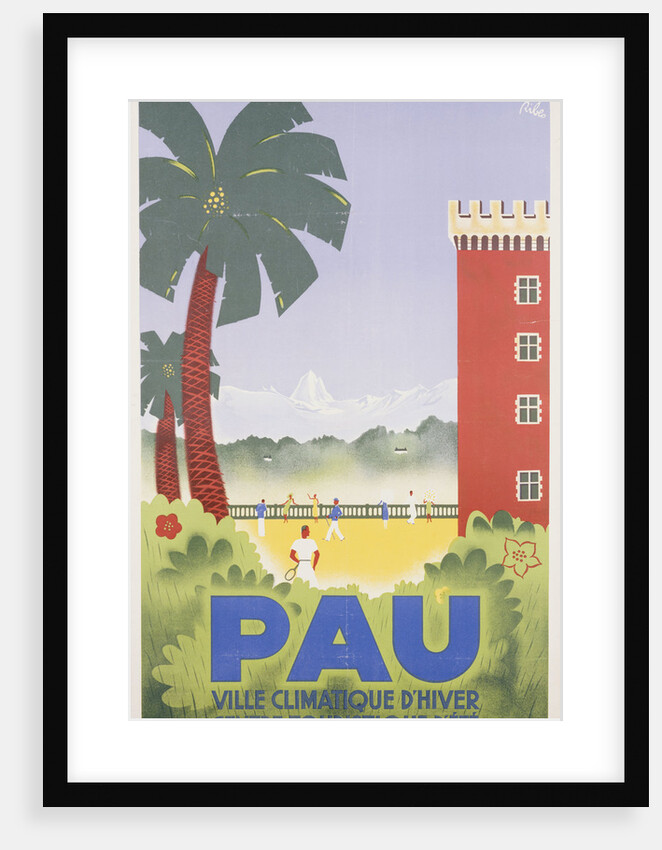 Pau poster by Riblo