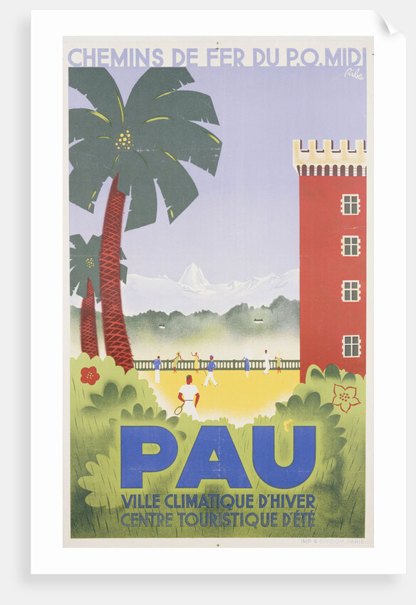 Pau poster by Riblo