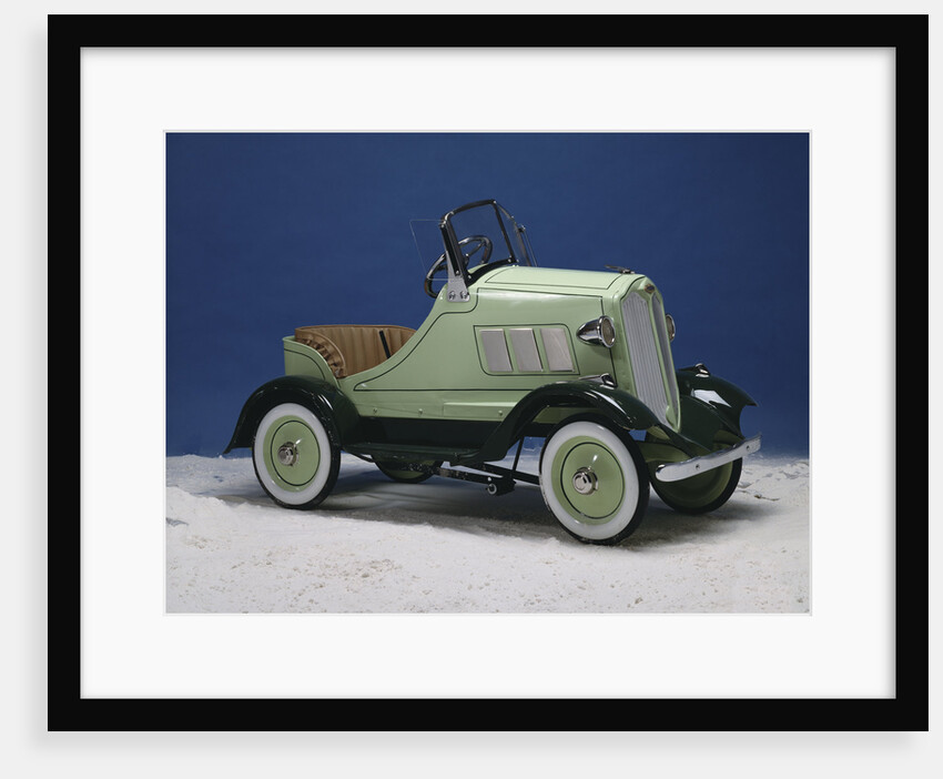 A Lincoln Continental pedal car by Anonymous