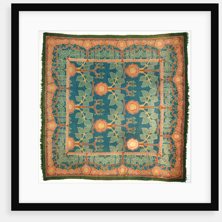 'The Rose', a Donegal carpet designed by Charles Francis Annesley Voysey