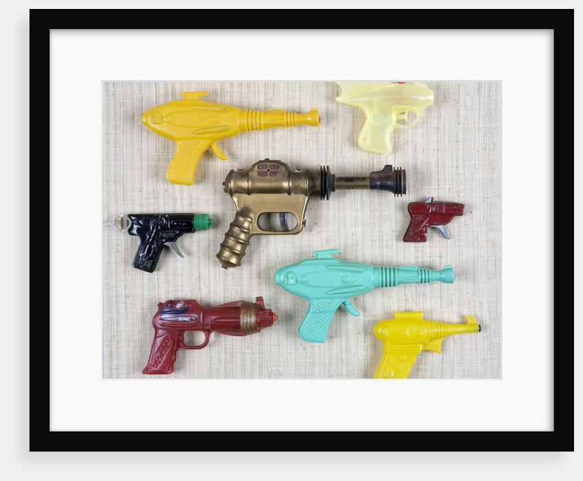 A collection of toy ray-guns by Anonymous