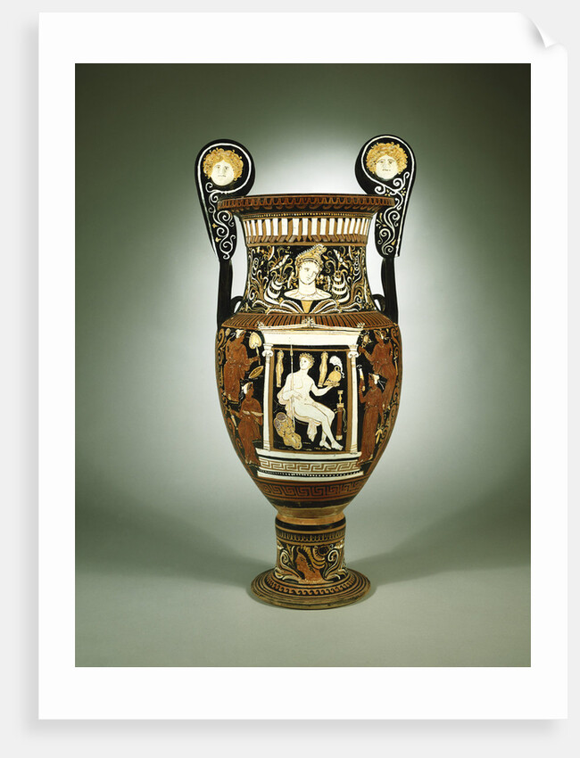 An Apulian red-figure volute krater by Anonymous