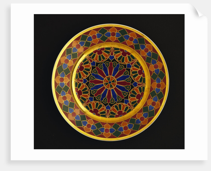 Nicholas I Imperial porcelain dinner-plate by Anonymous