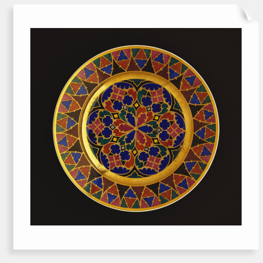 Nicholas I Imperial porcelain dinner-plate by Anonymous
