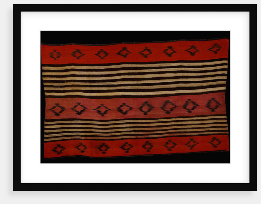 A transitional Navajo woman's blanket by Anonymous
