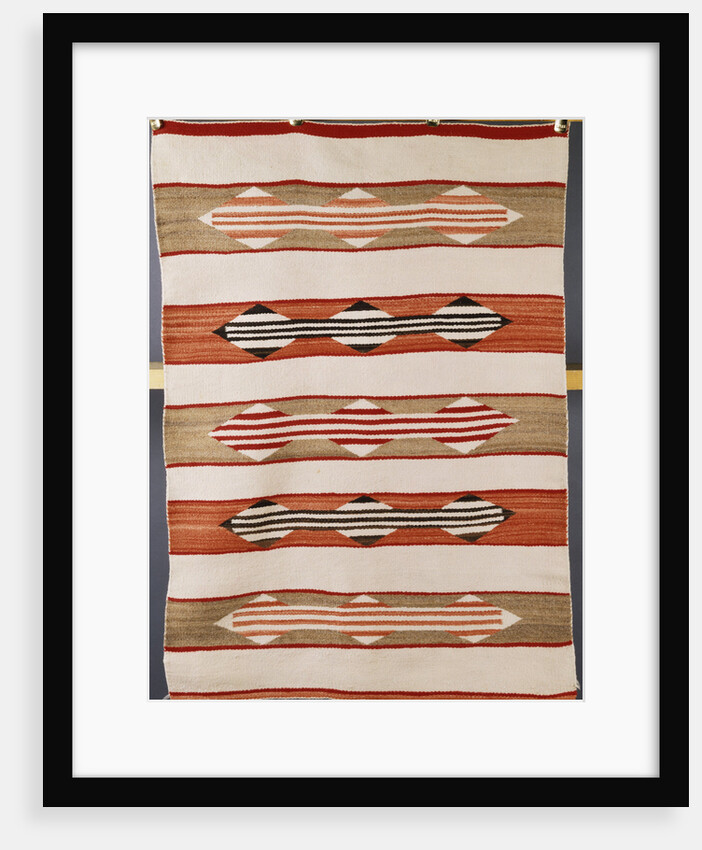 A Navajo transitional blanket by Anonymous