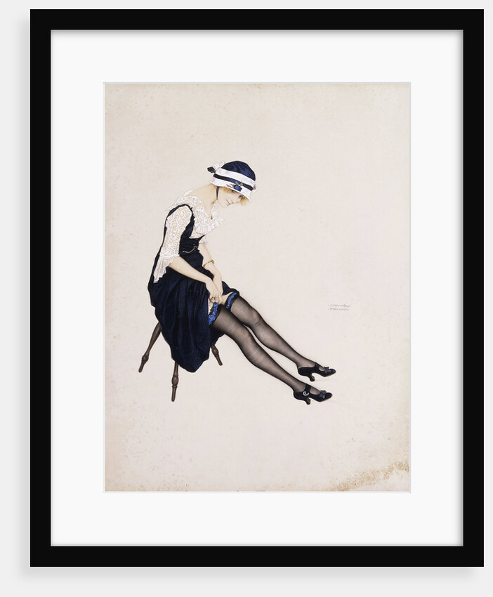 The Garter by Raphael Kirchner