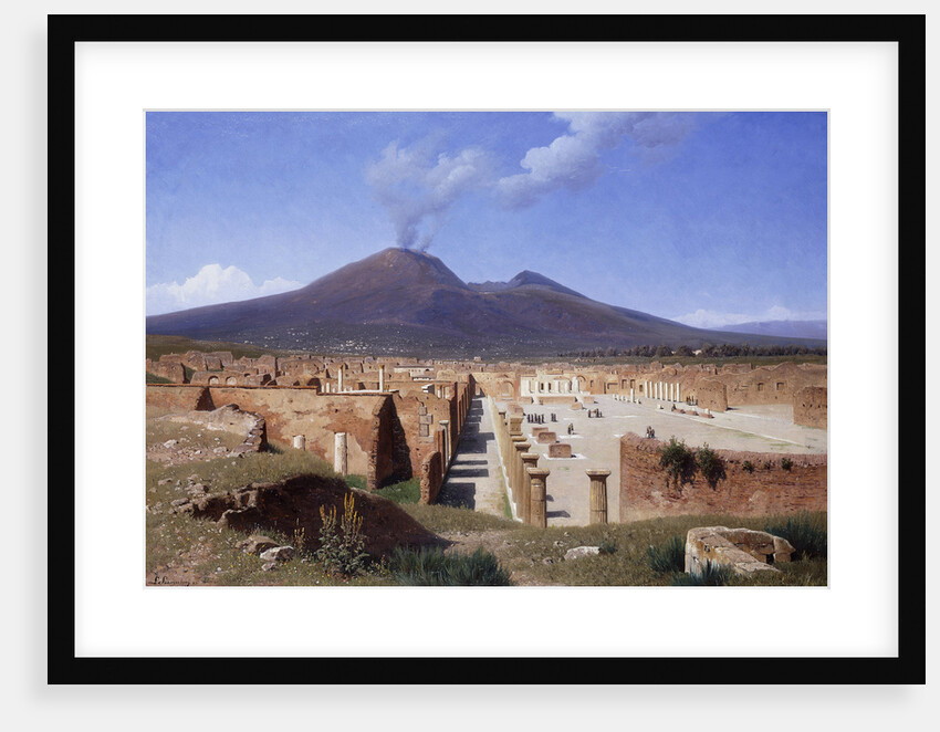 Vesuvius from Pompei by Louis Spangenberg