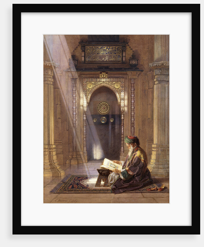 In the Mosque by Carl Friedrich Heinrich Werner